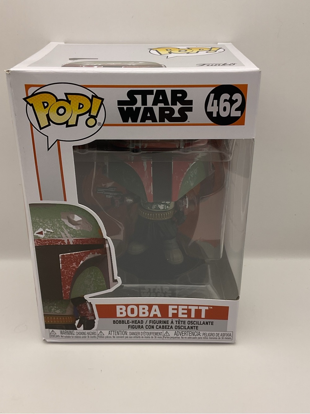 Funko Pop (462) Boba Fett Star Wars Mandalorian Green Black Pants Pistol